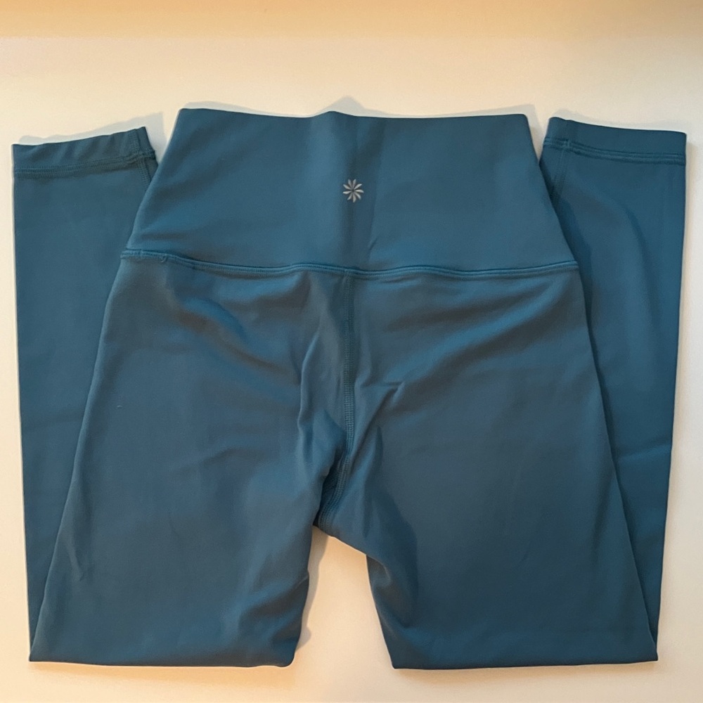 athleta transcend 7/8 Leggings in Borealis Green XS Petite